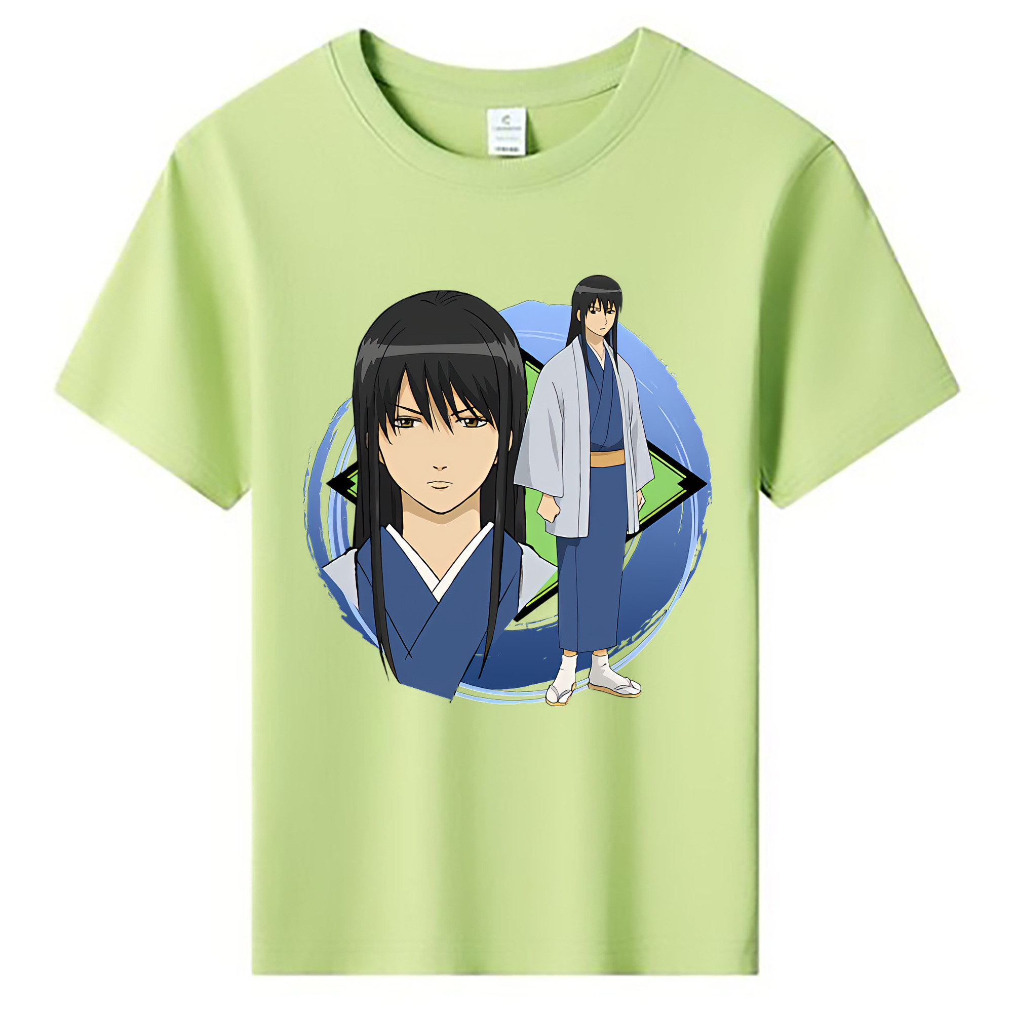 （画像用） ぎんたま 坂田銀時（さかたぎんとき） 神楽 志村新八（しむら しんぱち） GINTAMA Sakata Gintoki Kagura Shimura Shinpachi 綿100％キッズTシャツ（フロントプリント）